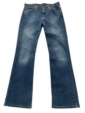 DKNY SoHo Women's Dark Blue Bootcut Stretch 5-Pocket Denim Jeans - Size 6R